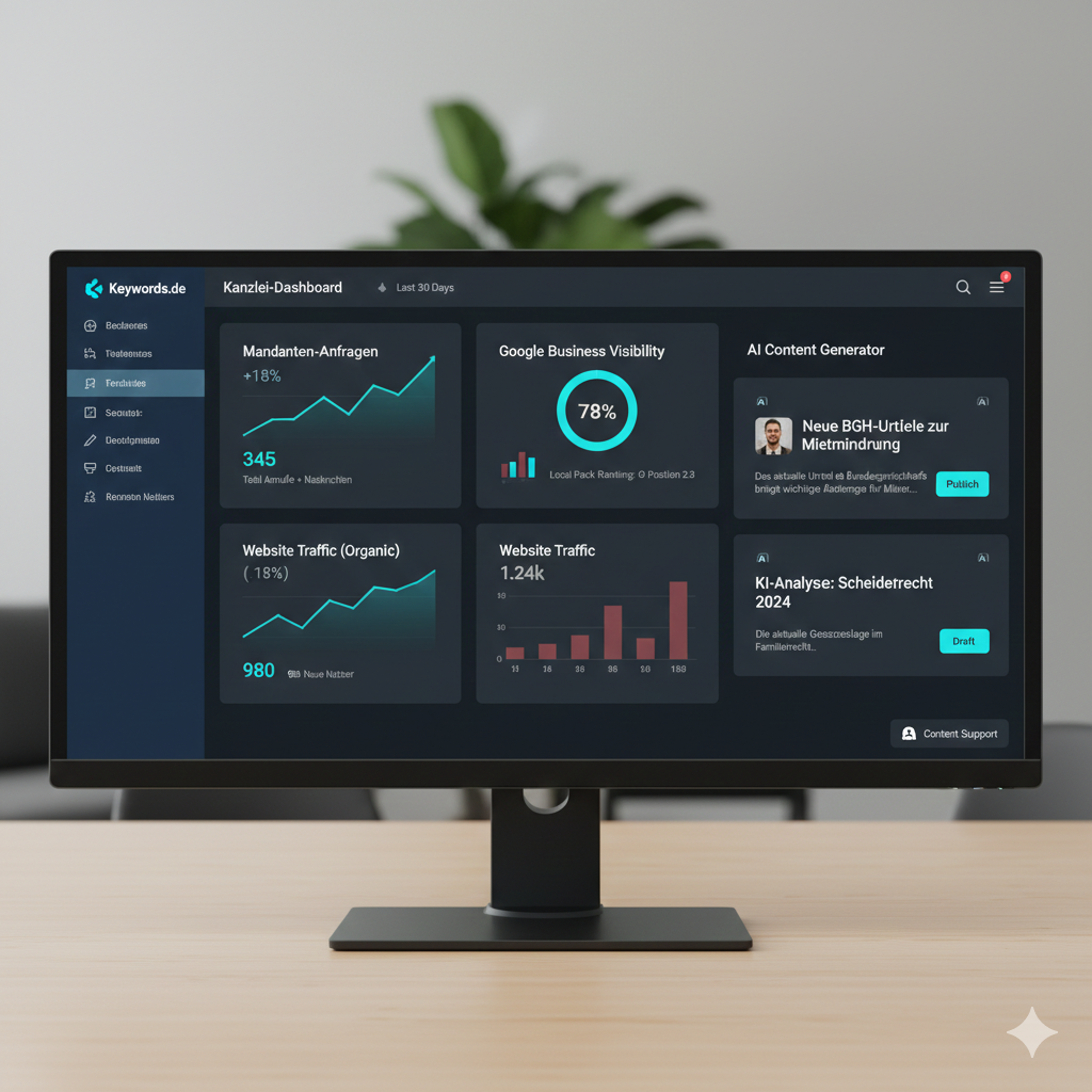 KI Dashboard für Kanzleien